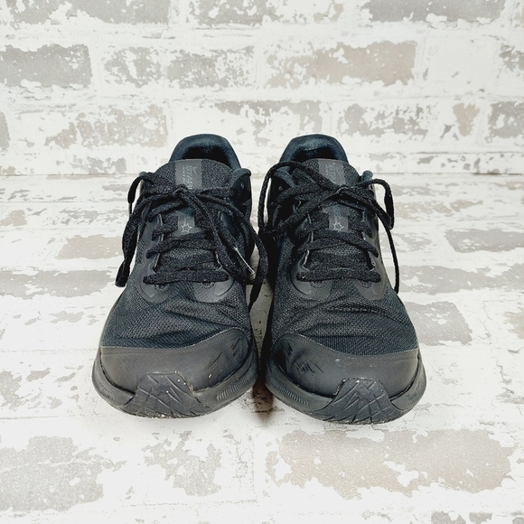 Nike Run Swift Black Running Shoes Black Lace Up Athleisure Sneakers I646 - Picture 5 of 9